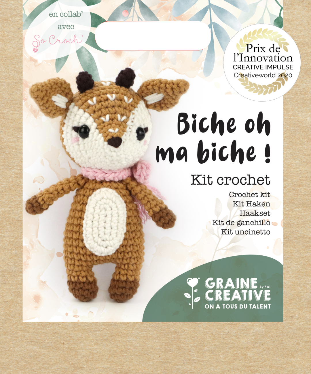 GC Amigurumi Haakpakket Hert 17 cm