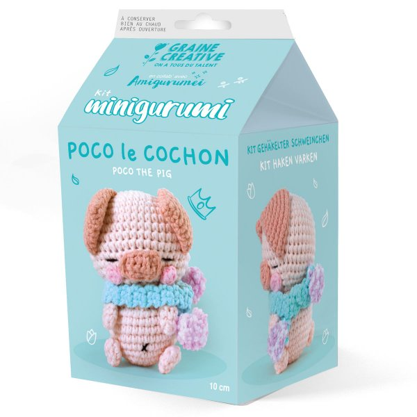 GC Minigurumi Crochet Kit Poco the Pig 10 cm