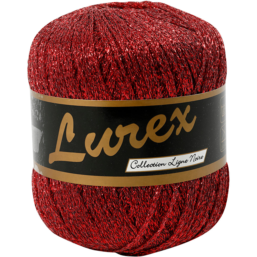 CC Glitter Yarn 25g Red