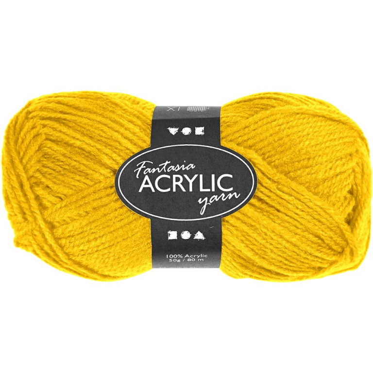 CC Fantasia Acrylgarn 50g Gelb