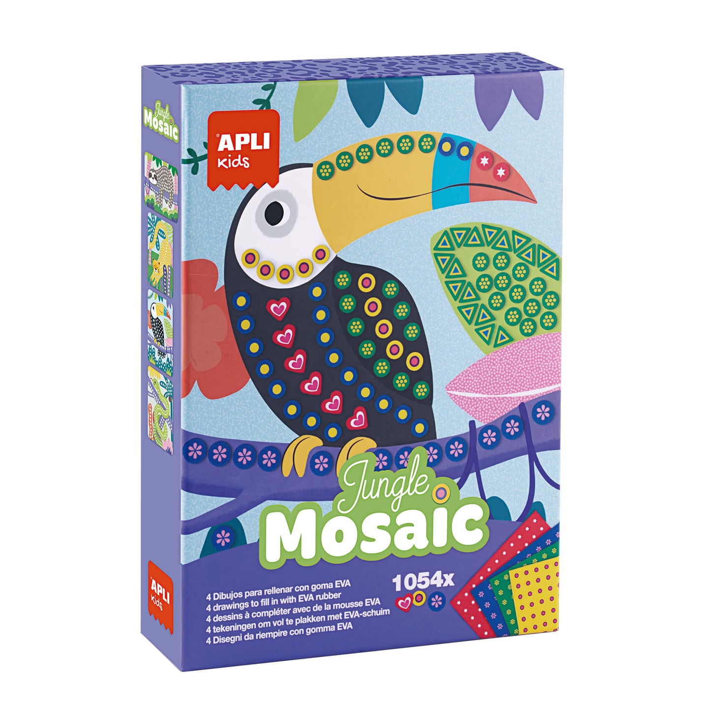 Apli Eva Schaumstoffmosaik-Set Dschungel