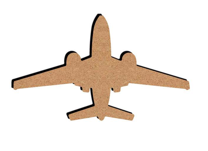 MDF Aeroplane Figure 15 cm