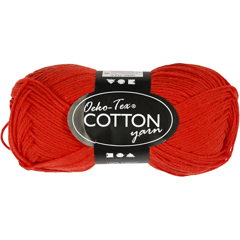CC Baumwollgarn 8/4 50g Rot