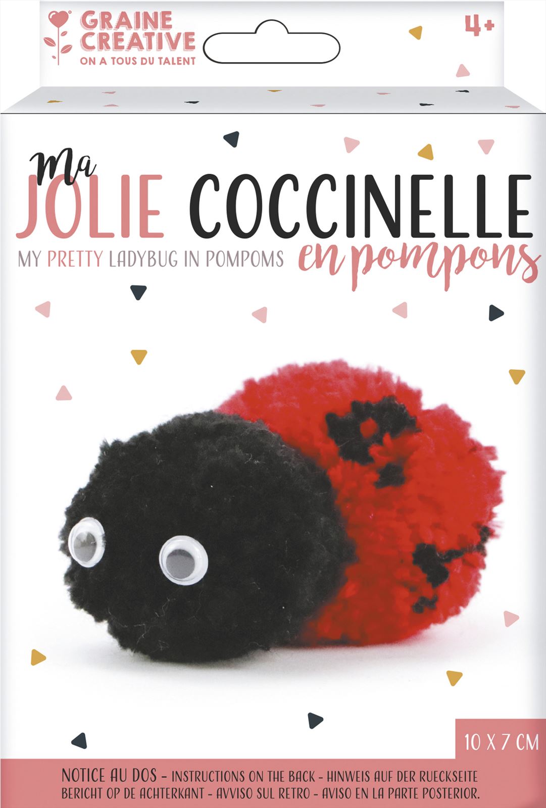 GC DIY Pompon Kit Ladybug