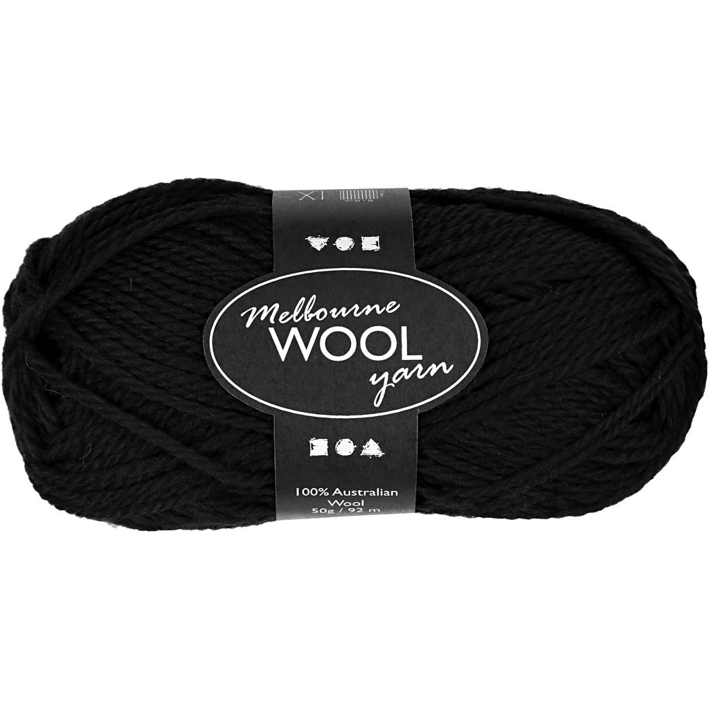 CC Melbourne Wolgaren 50gr Zwart