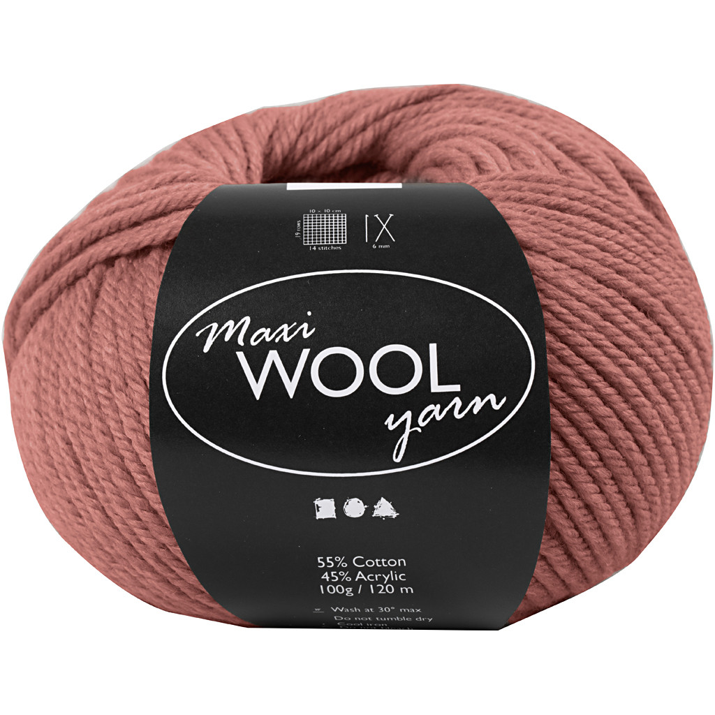 CC Maxi Wolgaren 100 g Dunkelrosa
