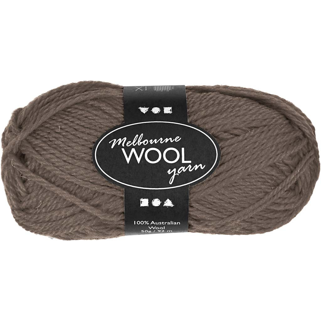 CC Melbourne Wolgaren 50gr Grijs Bruin
