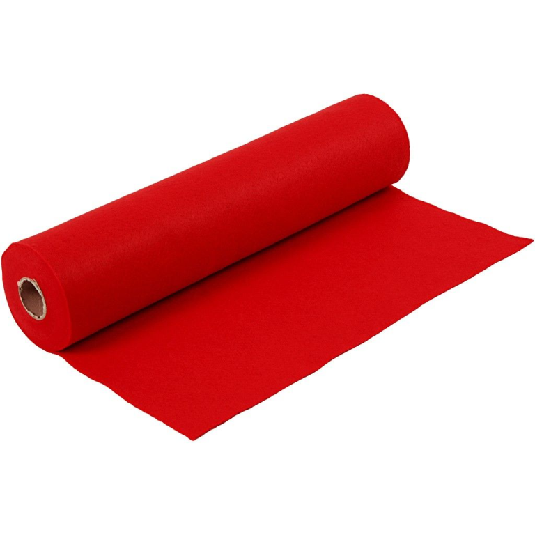 CC Craft Felt on a Roll 5m Red