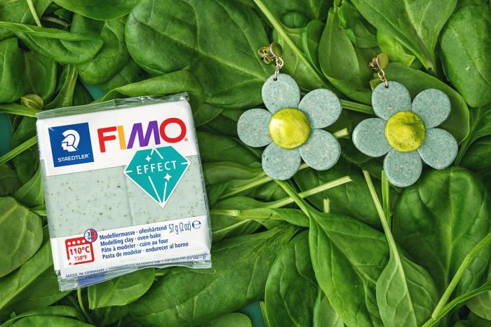 Fimo Soft Effect Botanical Spirulina 57g - Polymeerklei / Boetseerklei