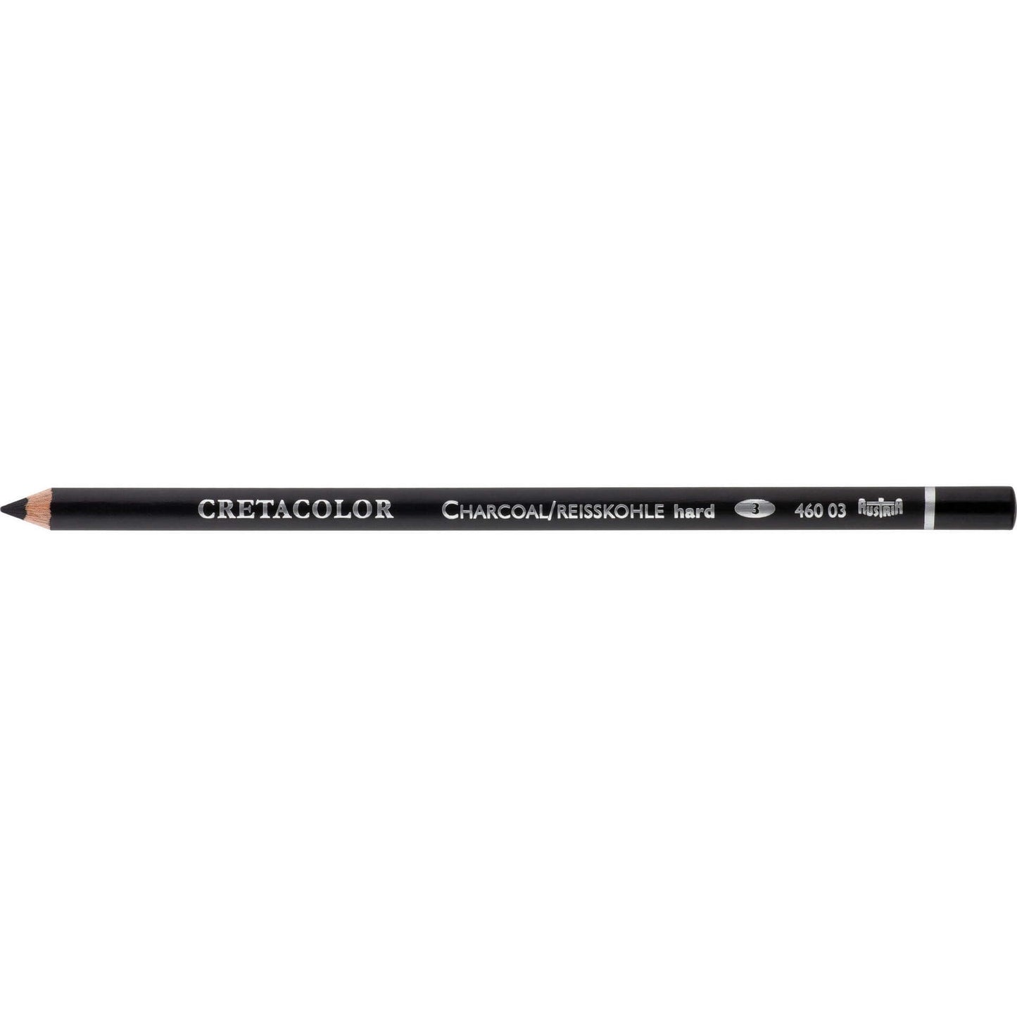 Cretacolor Tekenpotlood Houtskool Zwart Hard