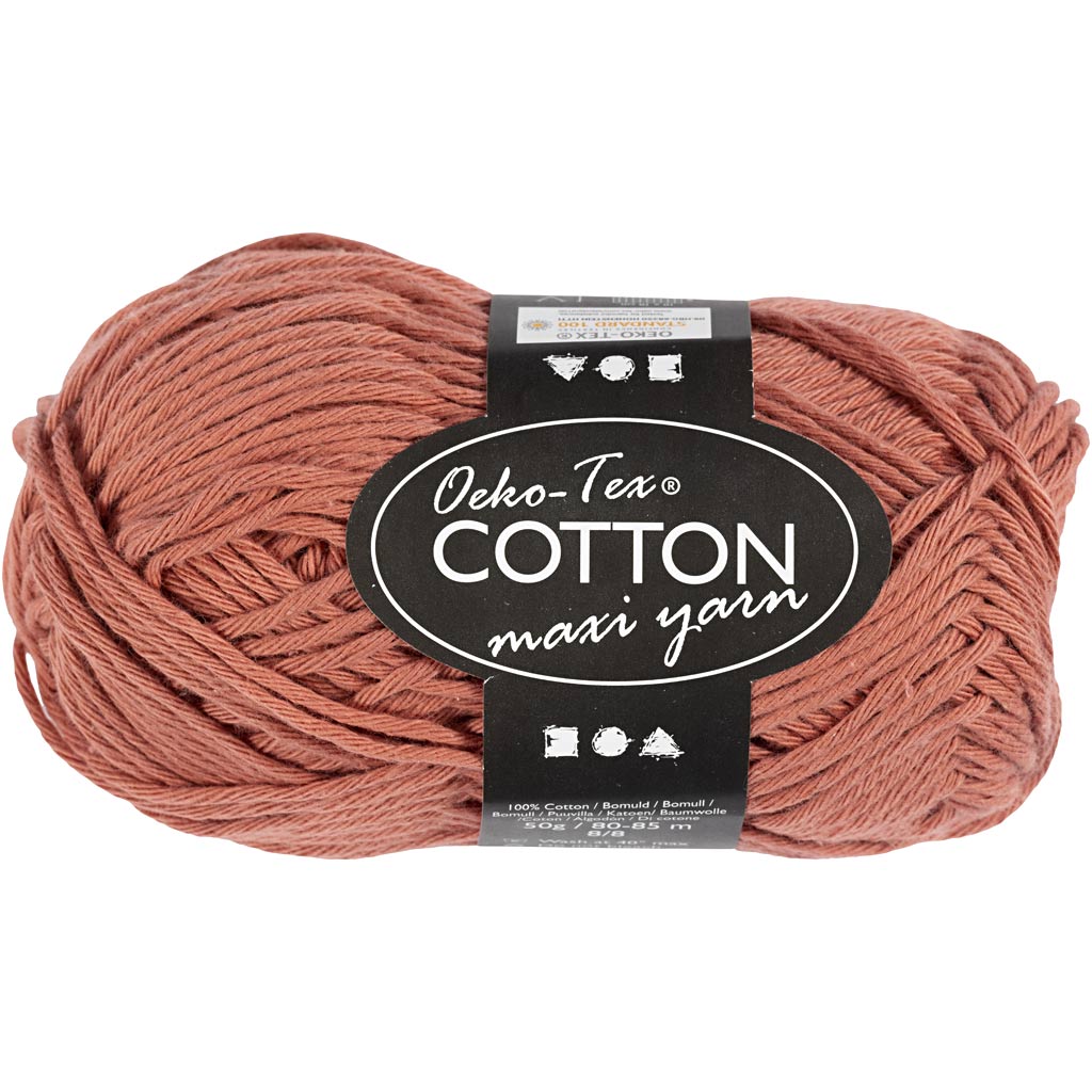 CC Katoengaren 8/8 50 gr - Terracotta