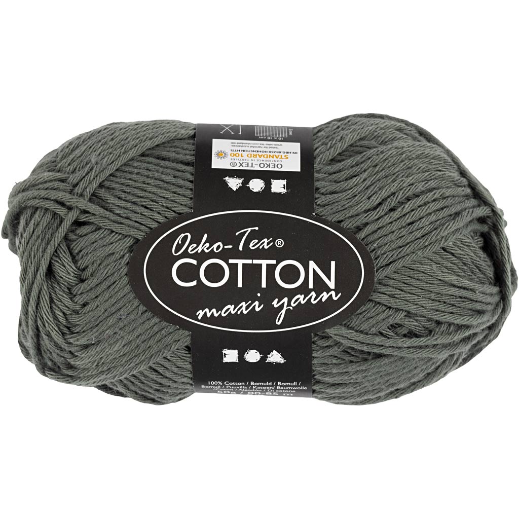CC Cotton Yarn 8/8 50 gr - Grey