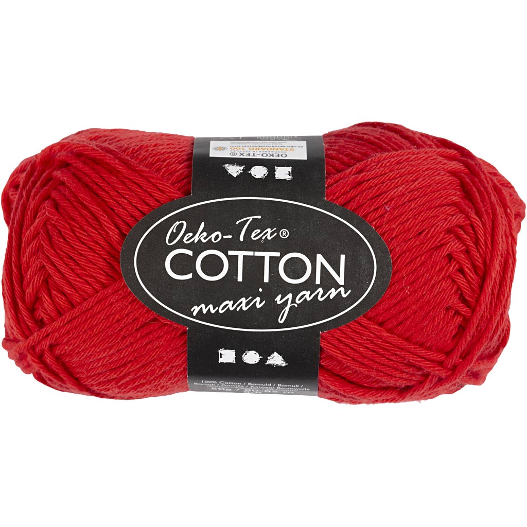 CC Katoengaren 8/8 50 gr - Donkerrood