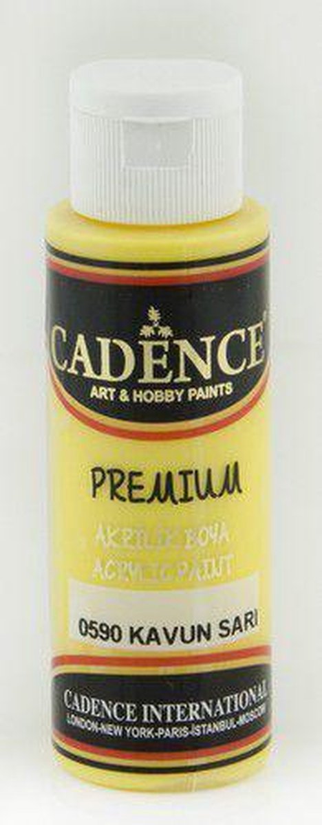 Cadence Premium Acrylic Paint 70 ml Melon Yellow 0590