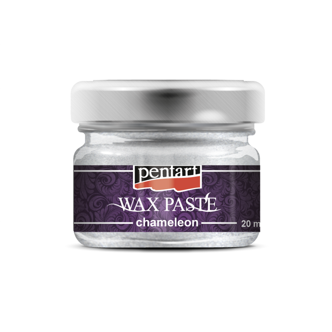 Pentart Wachspaste Chamäleon Sparkling Silber 20ml