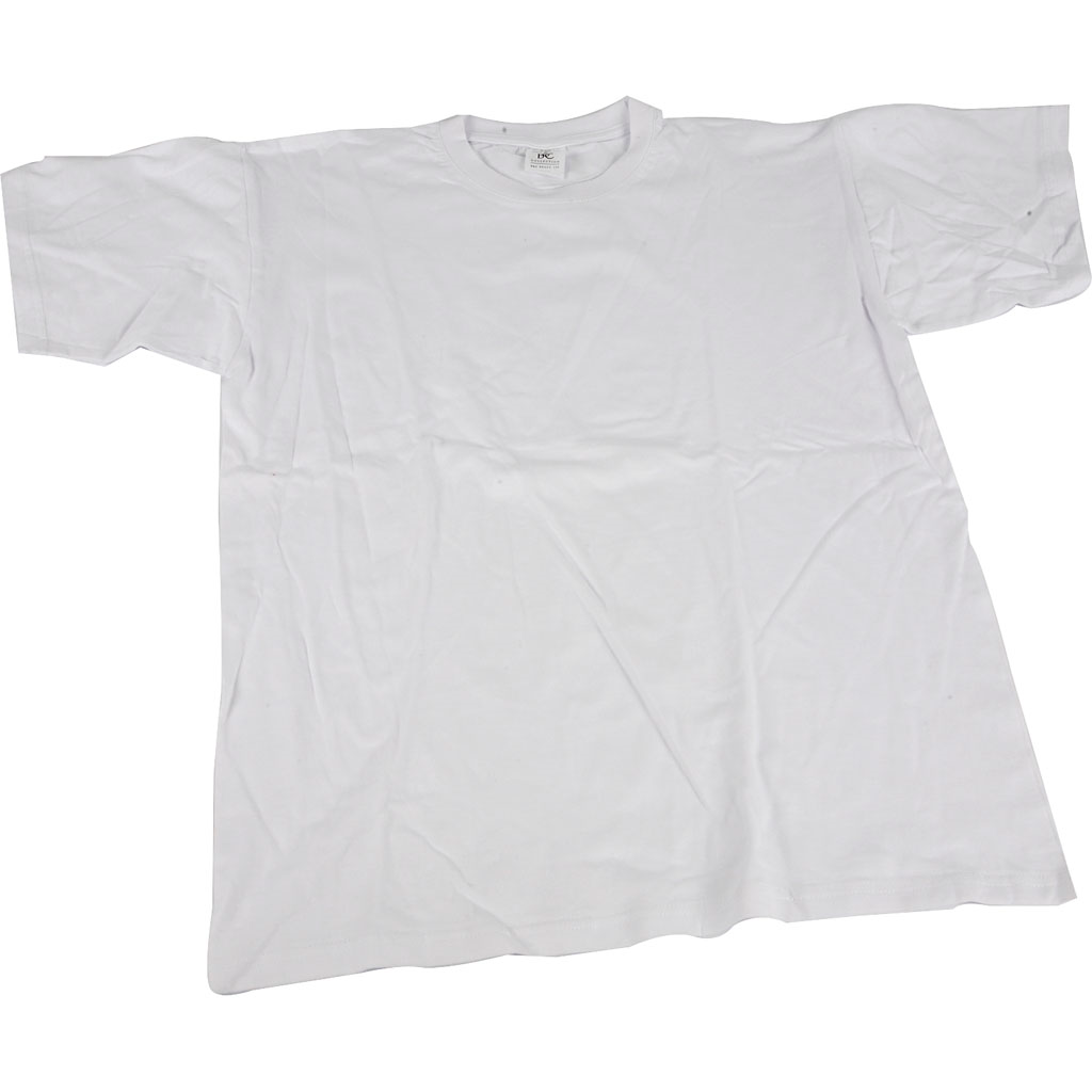CC Baumwoll-T-Shirt Rundhals 5-6 Jahre Weiß