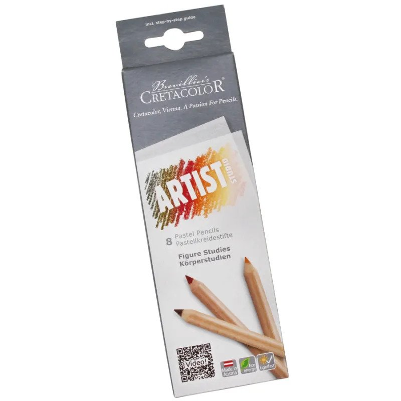 Cretacolor Pastel Pencils Portrait Set 8 pieces