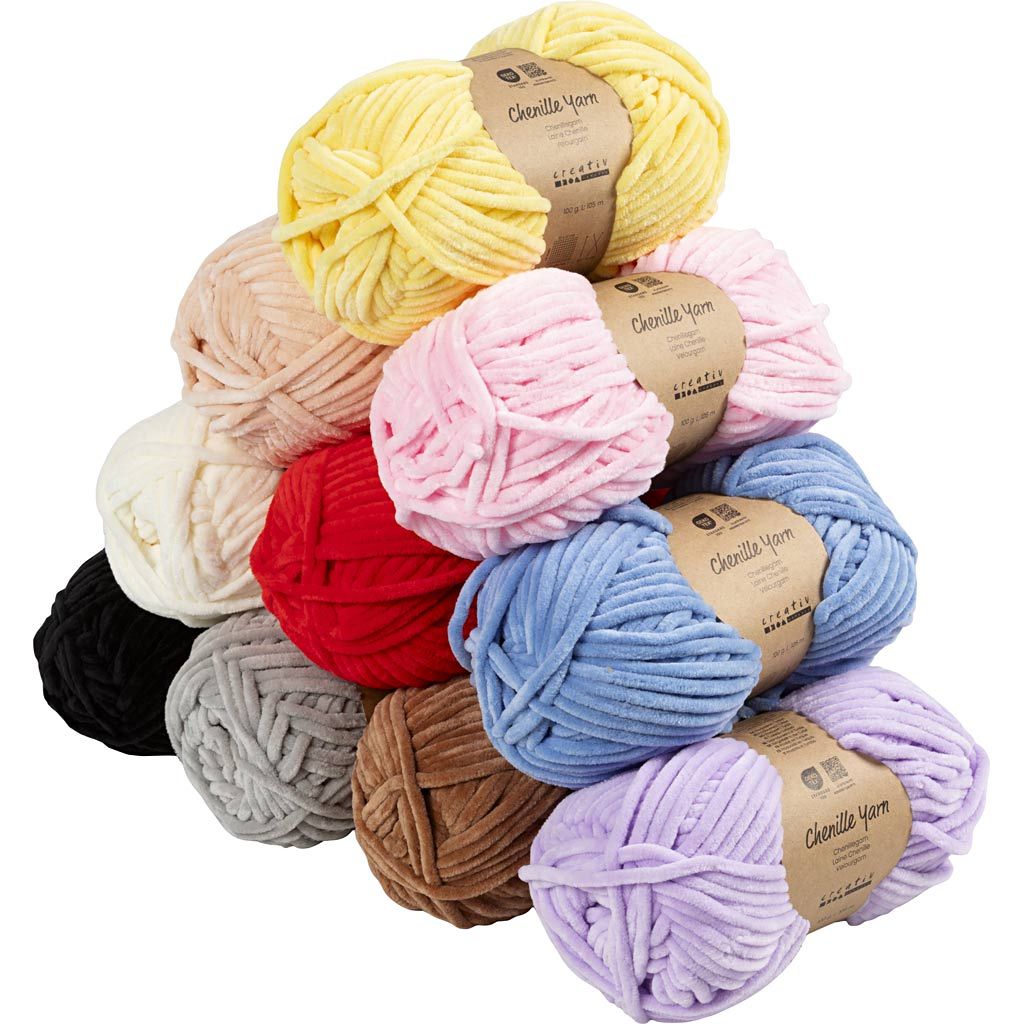 CC Veloursgaren 10 kleuren x 100 gr