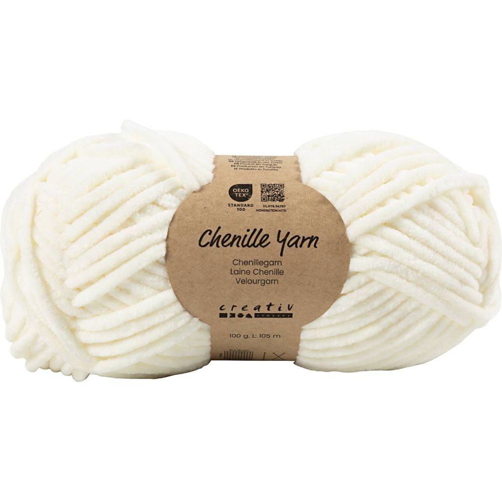 CC Veloursgarn Off-White 100 g