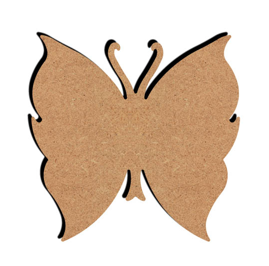 MDF Figuur Vlinder 15 cm