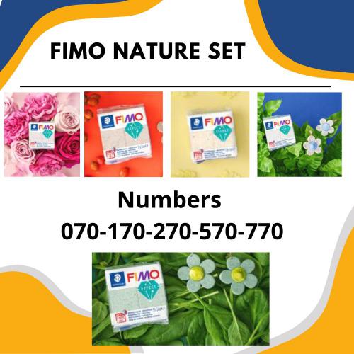 Fimo Nature Klei Set 5 Stuks - Polymeerklei & Boetseerklei