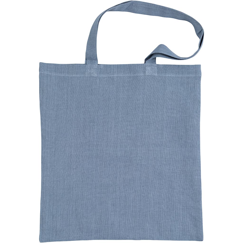 CC Cotton Tote Bag 38x42 cm Pigeon Blue