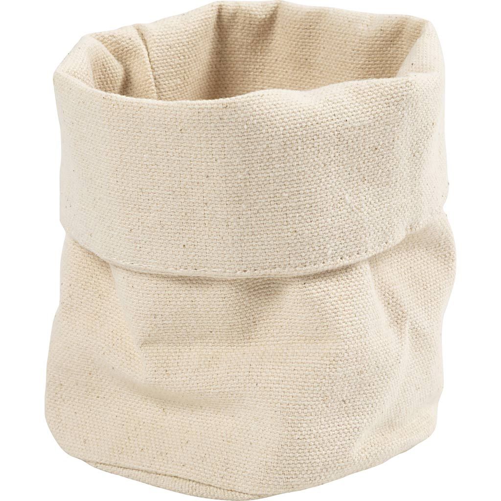 CC Fabric Baskets 14.5 x 9 cm 385gr Light Natural 2 pieces