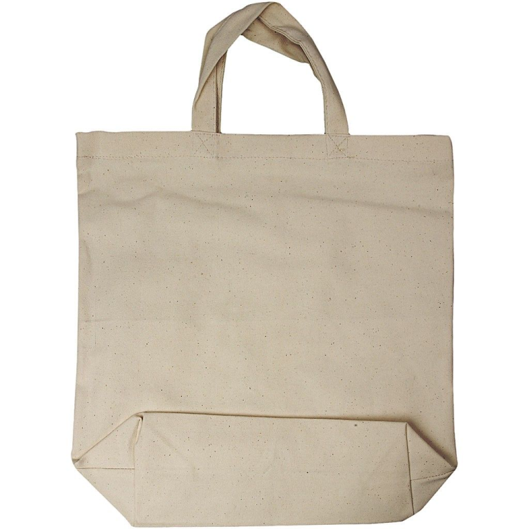 CC Baumwolltasche mit Bodenfalte 39x44x10 cm 1 Stück, 39x44x10 cm, 310 gr, Hell Natur