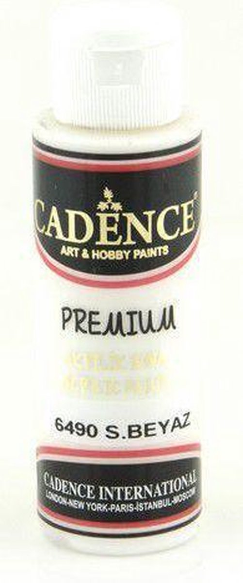 Cadence Premium Acrylverf 70 ml Warm White 6490