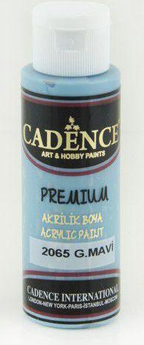 Cadence Premium Acrylic Paint 70 ml Azure Blue 2065