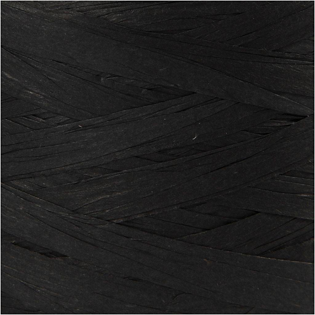 CC Papierbastfaser 8 mm 100 m Schwarz