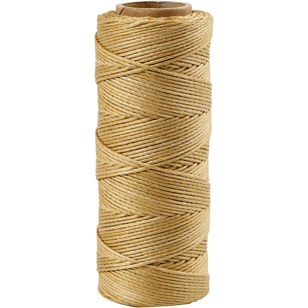 CC Bamboekoord 1 mm Goud 65 m