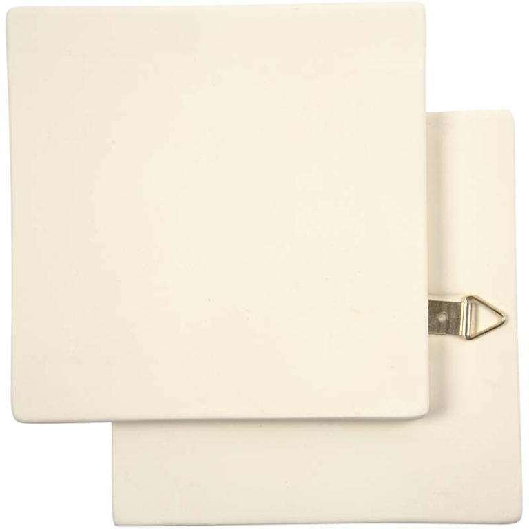 CC Terracotta Tile 13x13 cm White