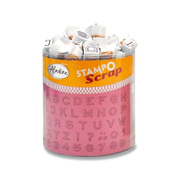 Aladine Stampo Stamp Set Mini Letters 102 pieces