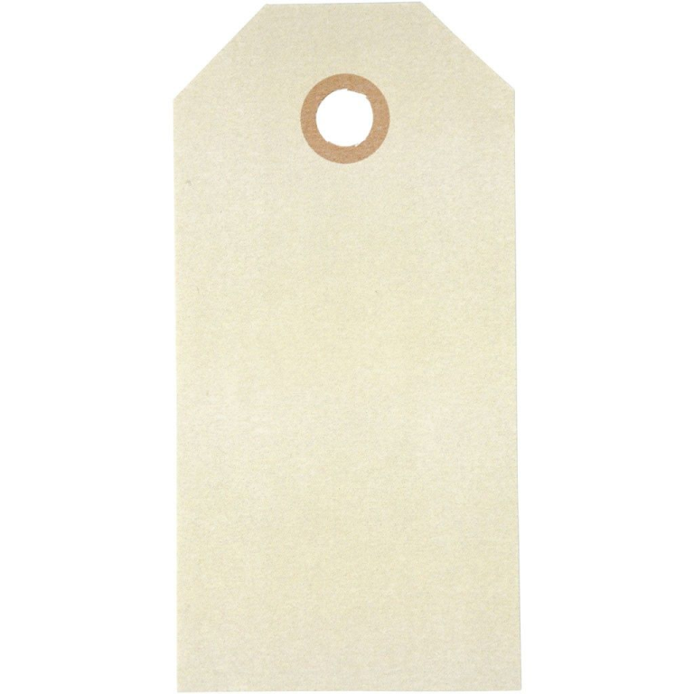 CC Labels crème 5x10 cm 1000 stuks