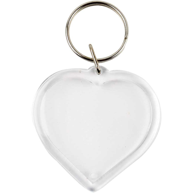 CC Hart Sleutelhanger 40x40 mm 25 stuks