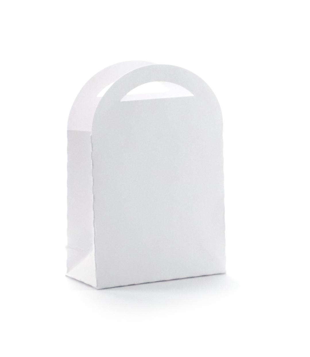 GC Cardboard Gift Bag 7x10 cm White 6 pieces