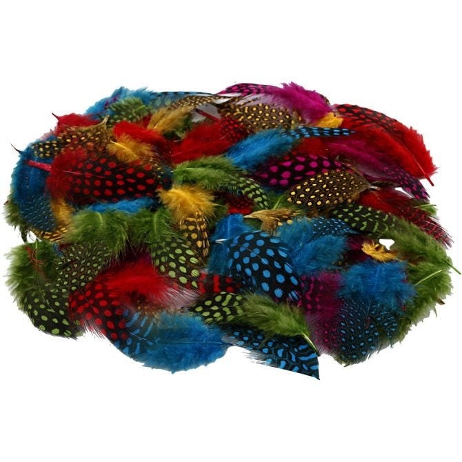 CC Perlhuhnfedern 50 g Multi