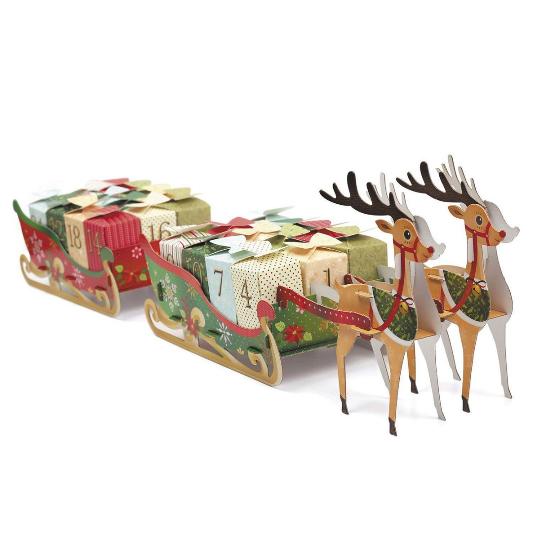 GC Advent Calendar Sleigh 55 cm