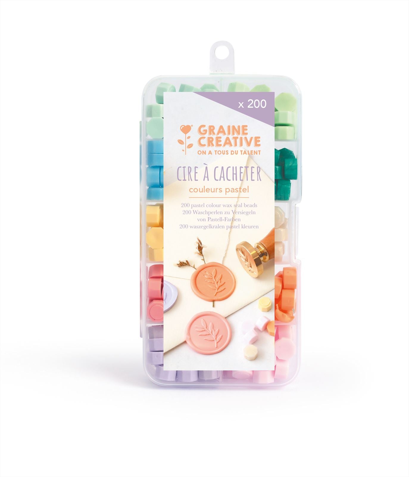GC Siegellack-Set 200 Stück Pastell