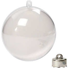 CC Acrylic Balls 2-part d:8 cm 5 pieces