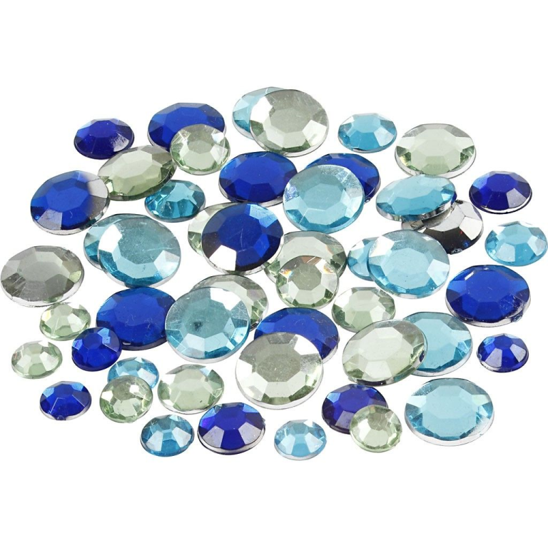 CC Strasstenen Rond Blauwe Harmonie 6-12 mm 360 stuks