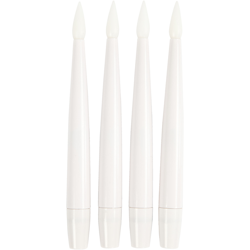 CC LED Christmas Tree Lights 15.5 cm White 4 pieces