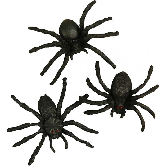 CC Zwarte Spinnen 10 stuks