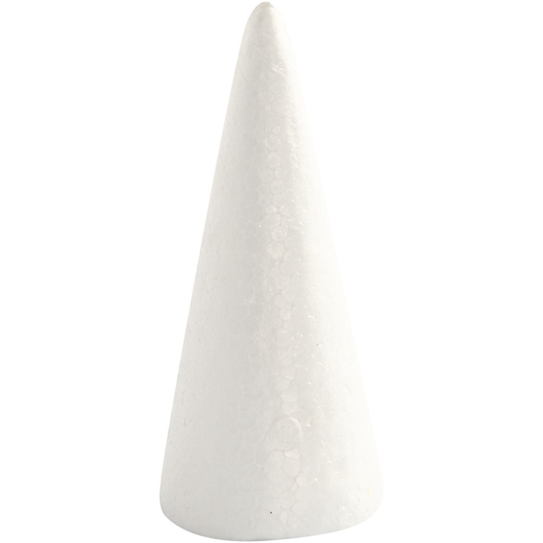 CC Styrofoam Cones h:14.5 cm, 5 pieces