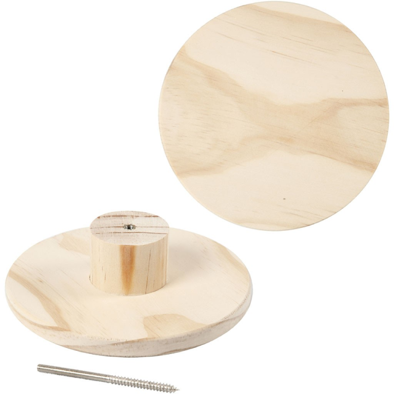 CC Houten Kapstok Cirkel Groot