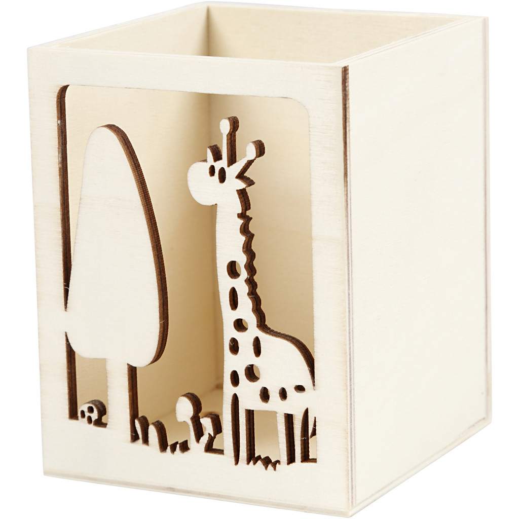 CC Stiftehalter Giraffe 8x8 cm