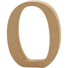 CC MDF Großbuchstabe O 13 cm