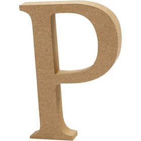 CC MDF Großbuchstabe P 13 cm