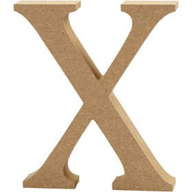 CC MDF Hoofdletter X 13 cm
